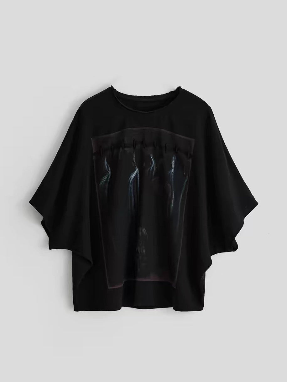 wide short sleeve T