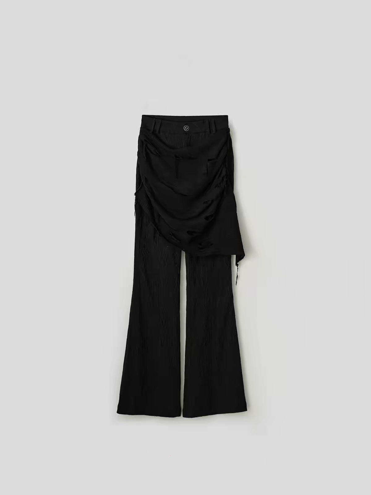skirt layered pants