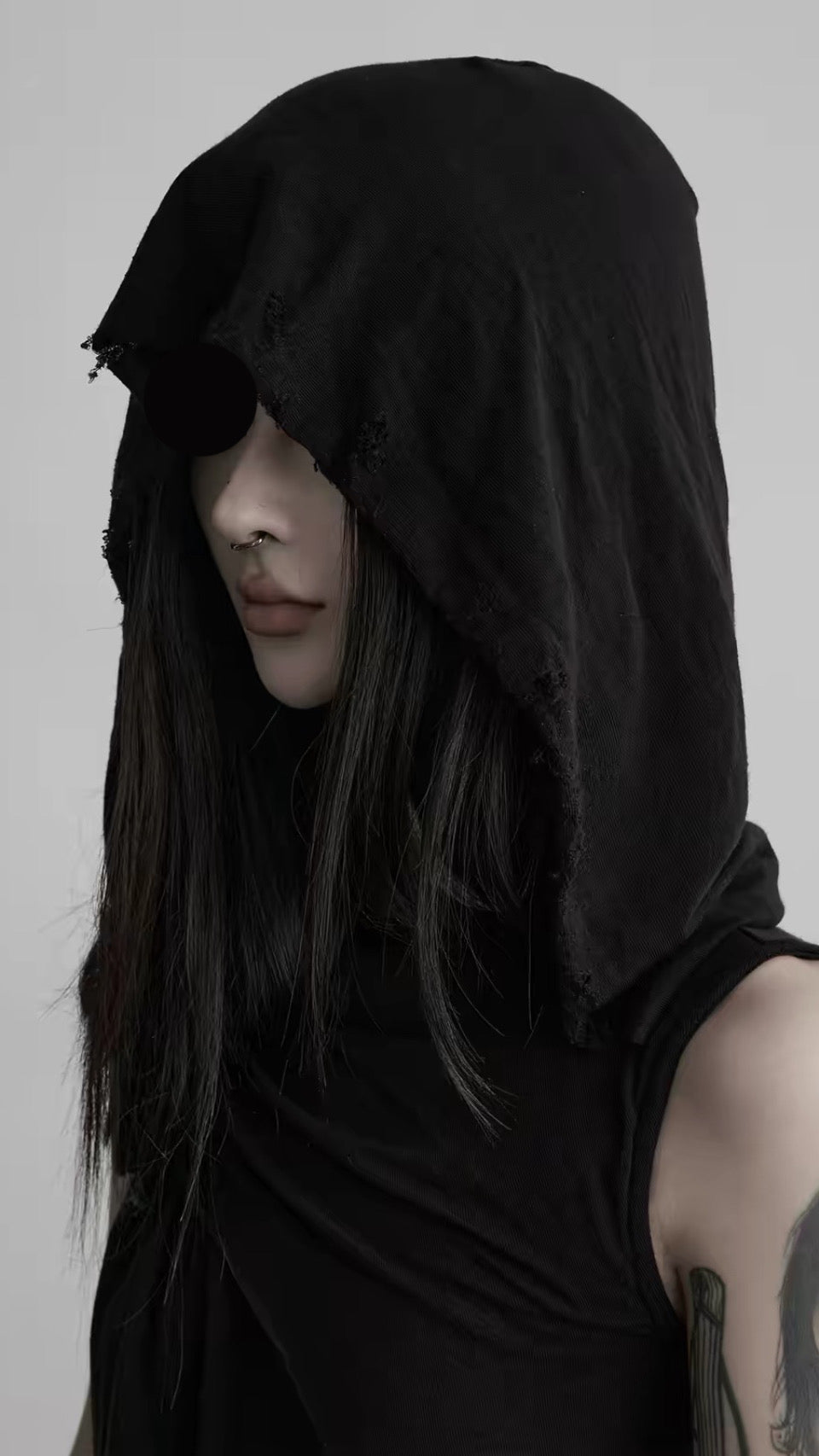 slim fit hood tops