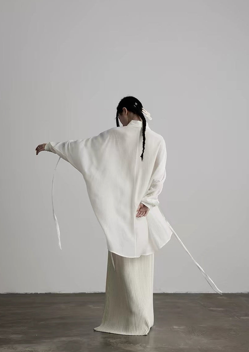 sheer long shirt
