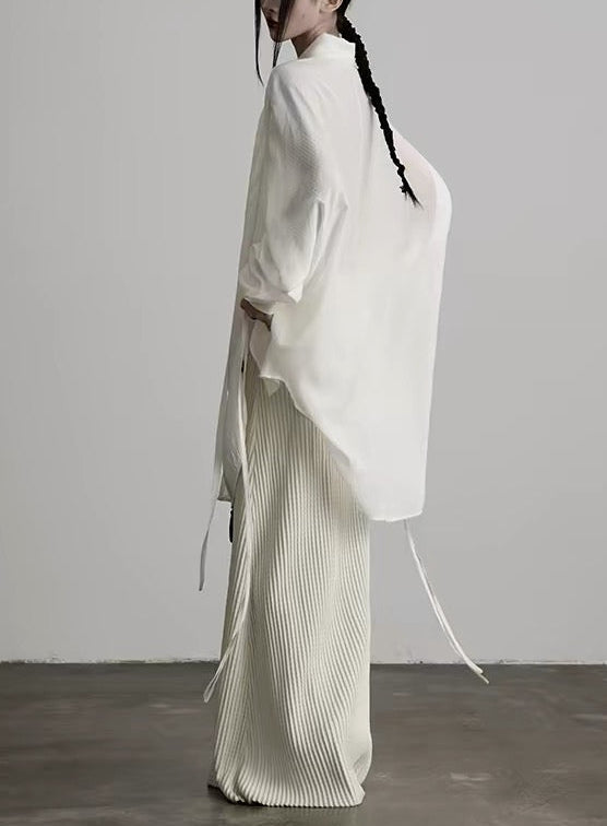 sheer long shirt
