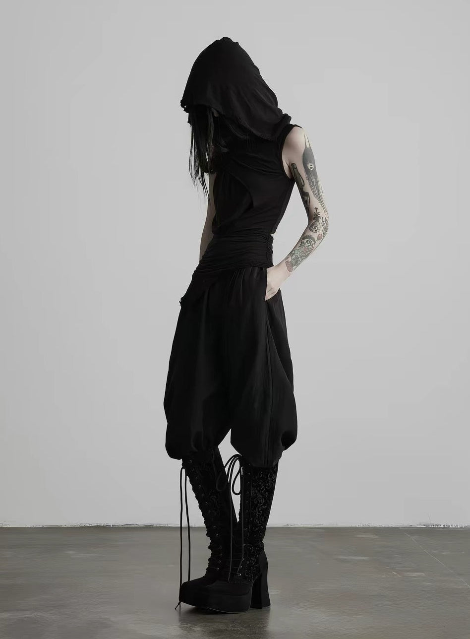 slim fit hood tops
