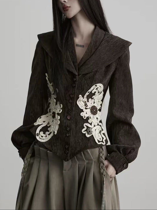 sailor collar design jacket