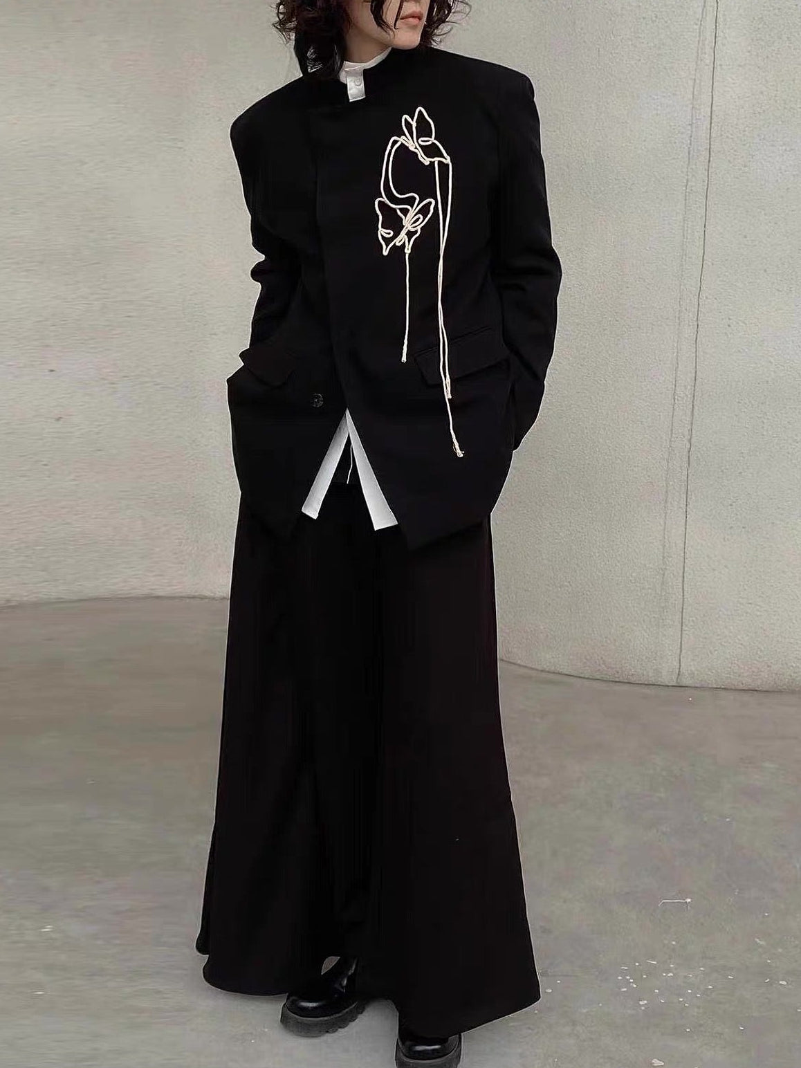 stand collar design jacket