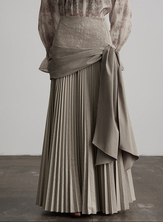 shawl pleats  skirt