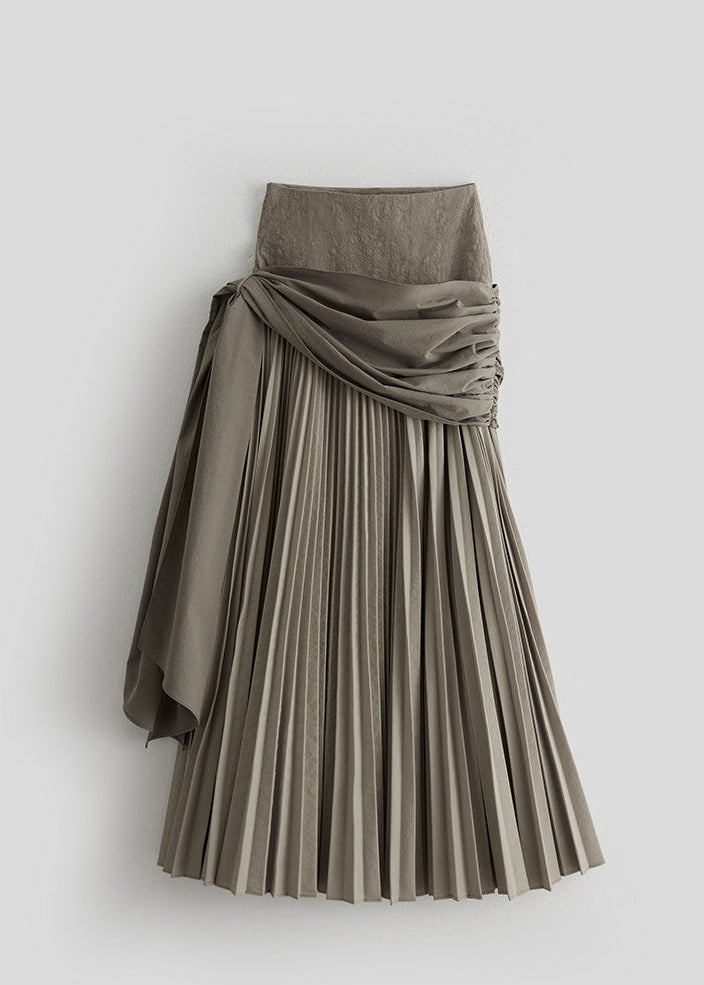 shawl pleats  skirt